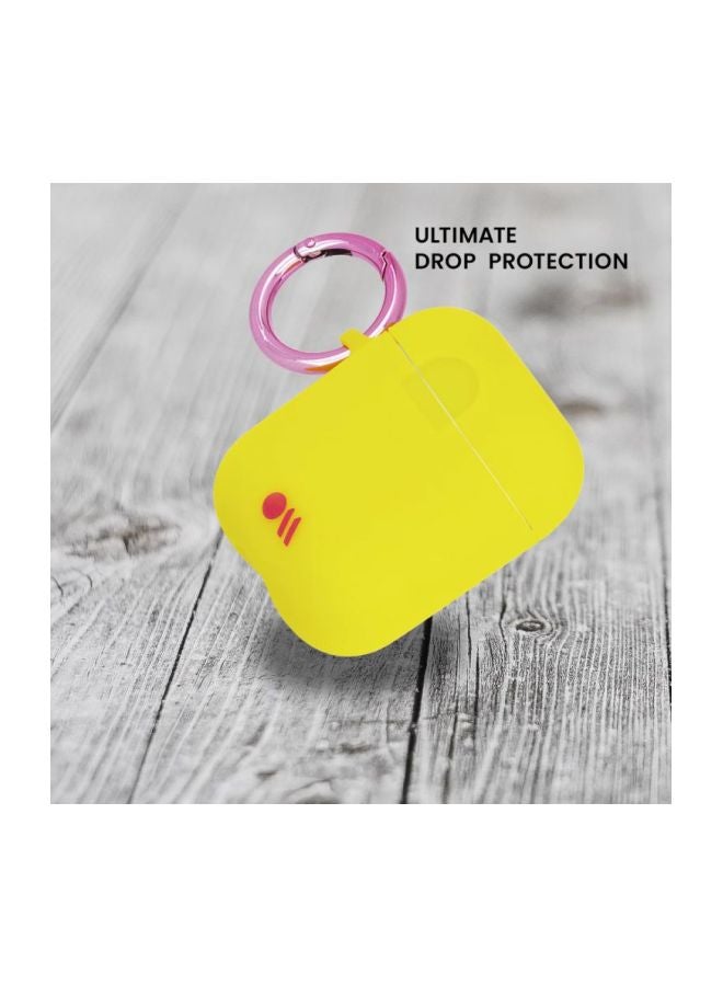 CASE-MATE Protective Charging Case For Apple AirPods Lemon Lime Yellow - Image 5