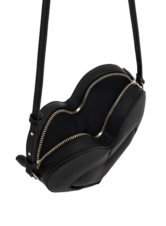 جي دبليو بي حقيبة كروسبودي نسائية من JW PEI على شكل قلب من طراز Francisca - أسود - Image 2
