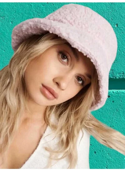 Tezzgelsin Women's Plush Teddy Bucket Hat