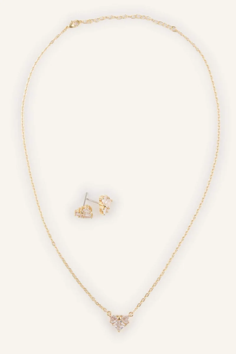 Woman Necklace and Earrings 2 piece Set
