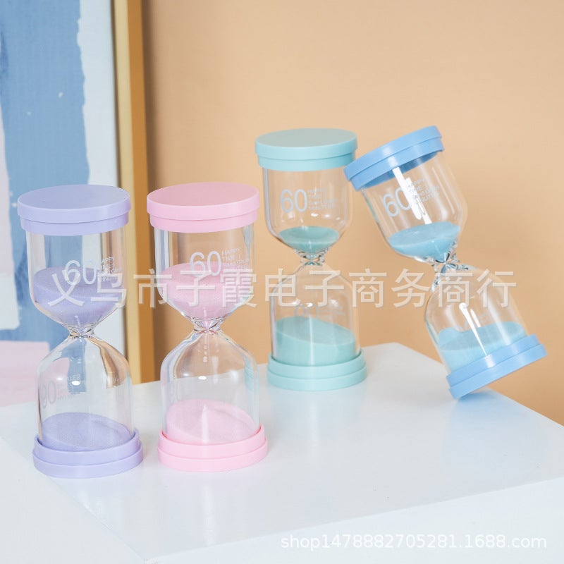 Macaron Sandglass 1/3/5/10 Hourglass Creative Gifts Children Reading Time Hourglass Ornaments - Image 2