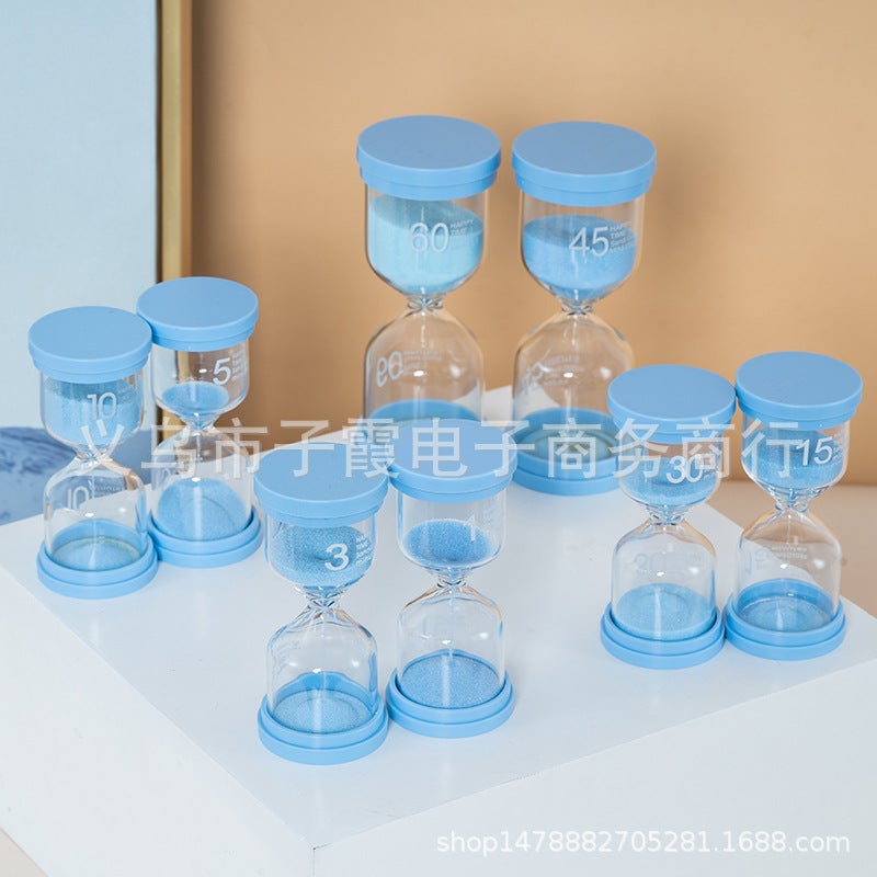 Macaron Sandglass 1/3/5/10 Hourglass Creative Gifts Children Reading Time Hourglass Ornaments - Image 3