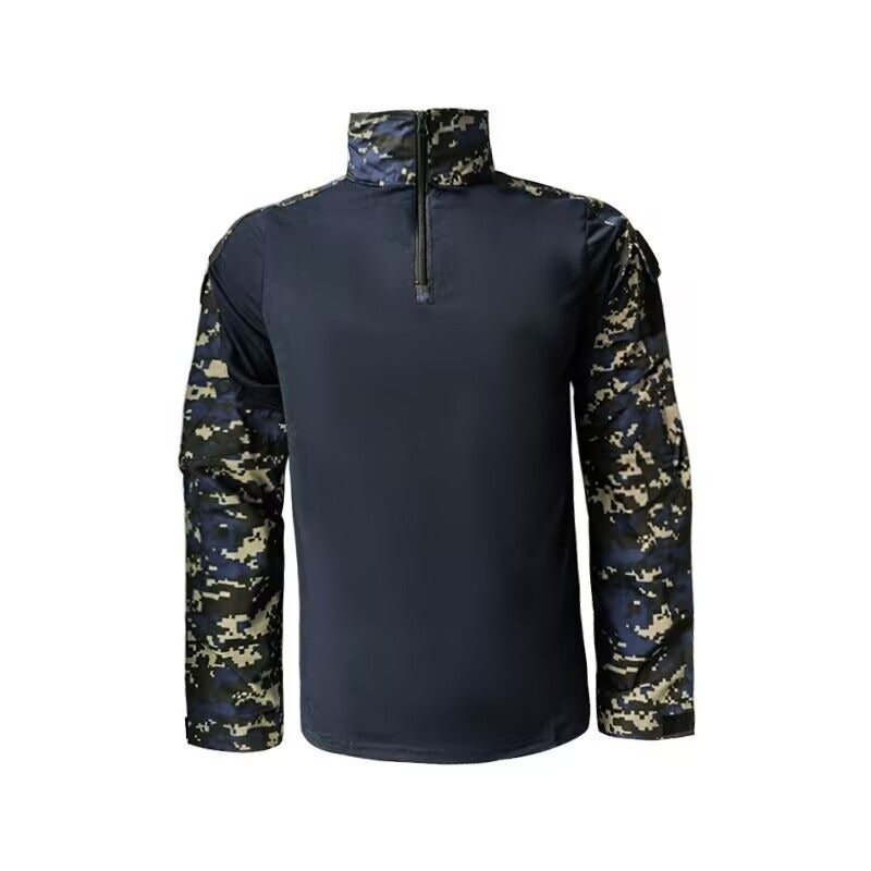 PFZL Outdoor Tactical Frog Suit Long Sleeve Spring Cycling Training Shirt Stretch T-Shirt Top for Boys - Image 1