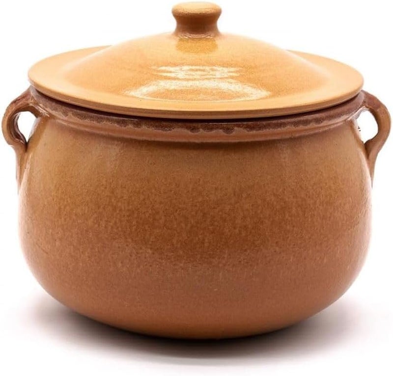 غلاية كورزانا من الطين التيراكوتا مع غطاء - Image 1