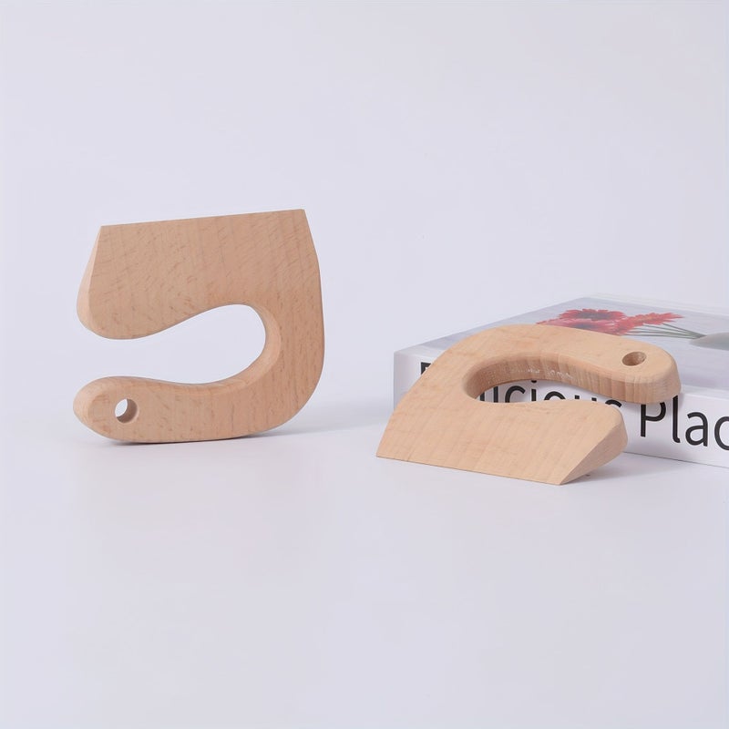 Fish Shaped Wooden Kitchen Tool For Cutting Vegetables Fruits - Image 3