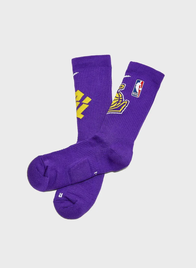 Nike Los Angeles Lakers Crew Socks