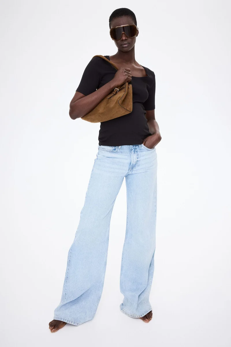 H&M MAMA Scoop-neck top