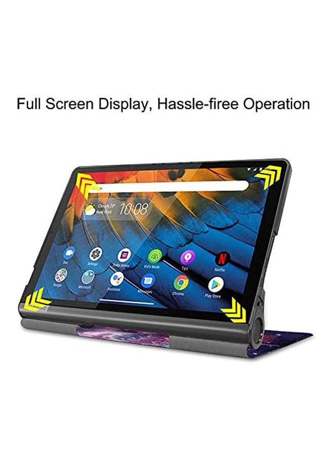 Generic Lenovo Yoga Smart Tab Ytx705F- Lightweight Fold Stand Microfiber Lining Case Cover For Lenovo Yoga Smart Tab 10.1 Inch Milky Way  - Image 2