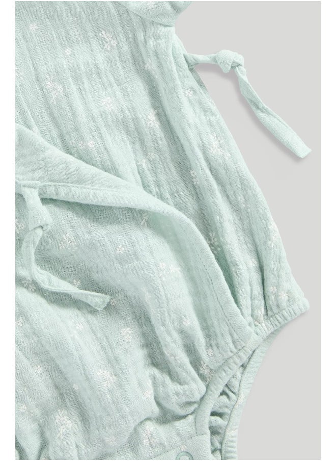 mothercare - Wrap Bodysuit, Headband and Tights Set - Image 1