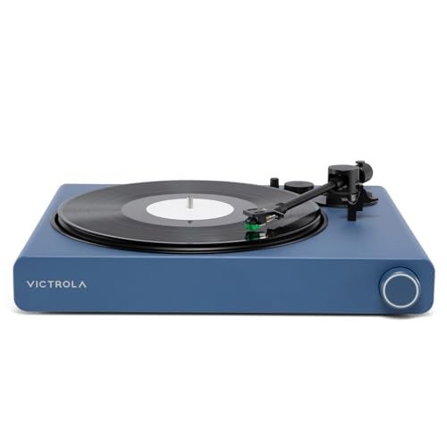Victrola Stream Onyx WiFi Streaming 2Speed Turntable with Bluetooth Output Works with Sonos UPnP WiFi Streaming Roon Ready Relay Premium Moving Magnet Cartridge and Aluminum Tonearm Blue - Image 1