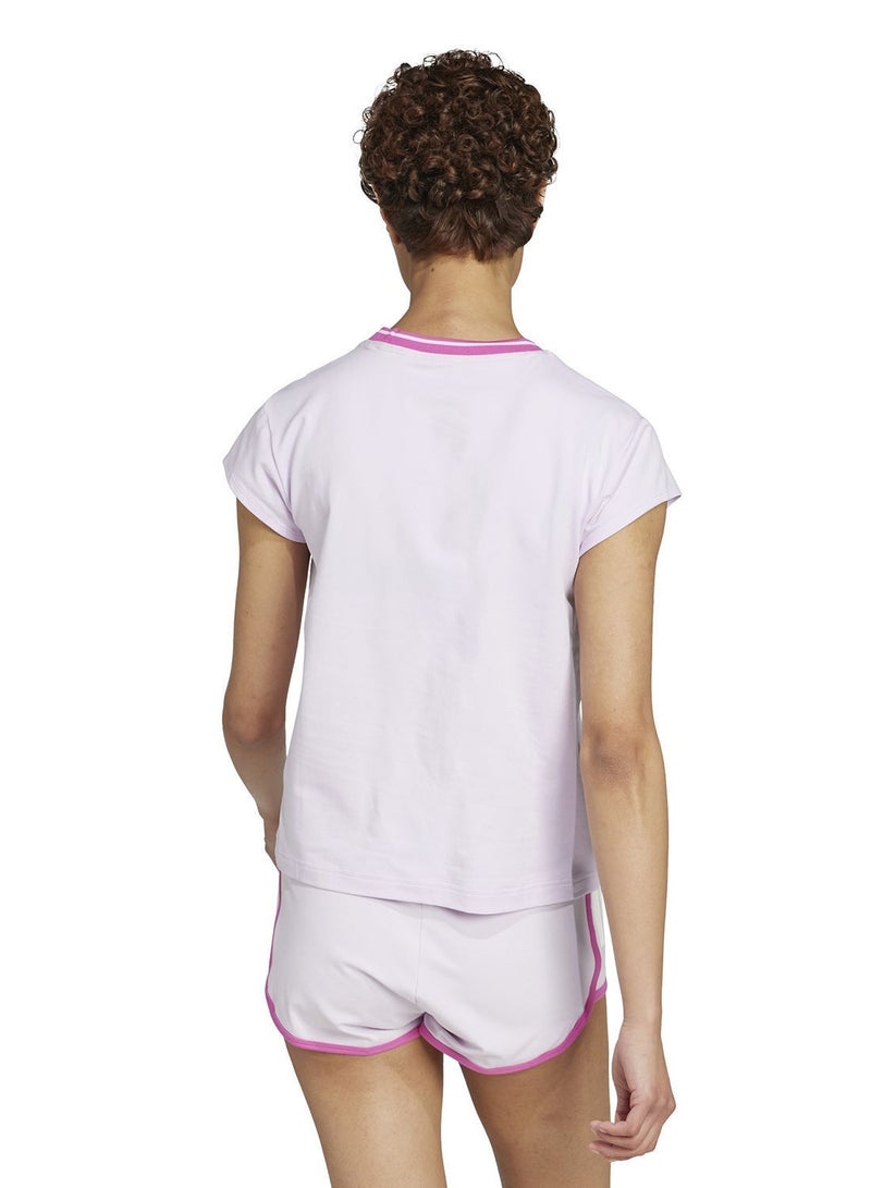 اديداس تي شيرت قطن للأطفال بثلاث خطوط من تيرو - Image 2