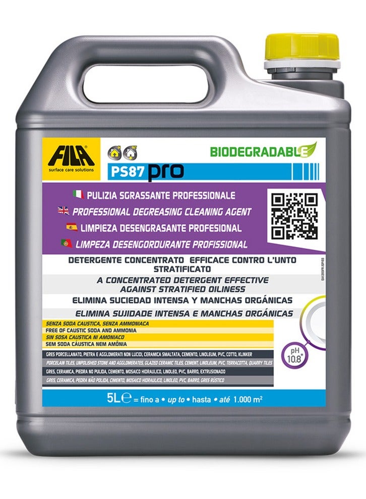 FILA Surface Care Solutions PS87 PRO Degreaser and Wax Cleaner 5 Litres