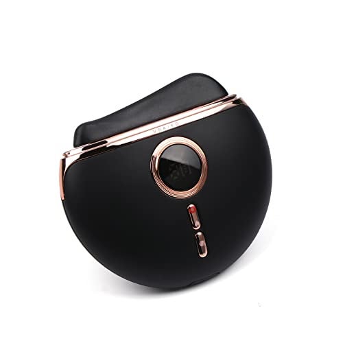 VRAIKO Eclipse Gua Sha Facial Tools Electric Face Massager with 3Level Heat Vibration 1000mAh Battery Neck Face Lift Wrinkle and Puffiness Reduction - Image 1