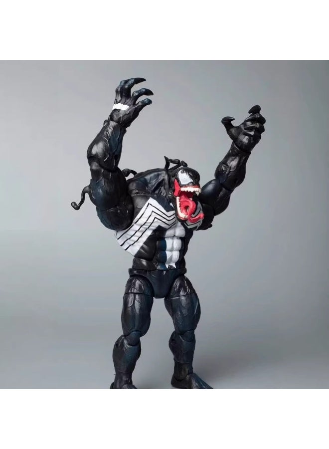 AVENGERS Comic Version Fat Venom Action Figure, Marvel Spider-Man Venom Fully Articulated Collectible Toy - Image 1