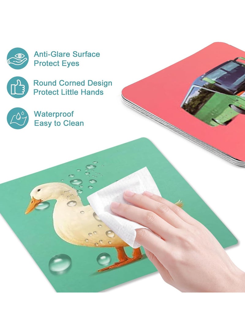 بطاقات فلاش استشعار الطفل، 40 قطعة، بطاقات استشعار الطفل باللونين الأسود والأبيض، قام فيصل وبريان بتطويرها للأطفال من عمر 12 إلى 36 شهرًا (20 قطعة) - Image 2