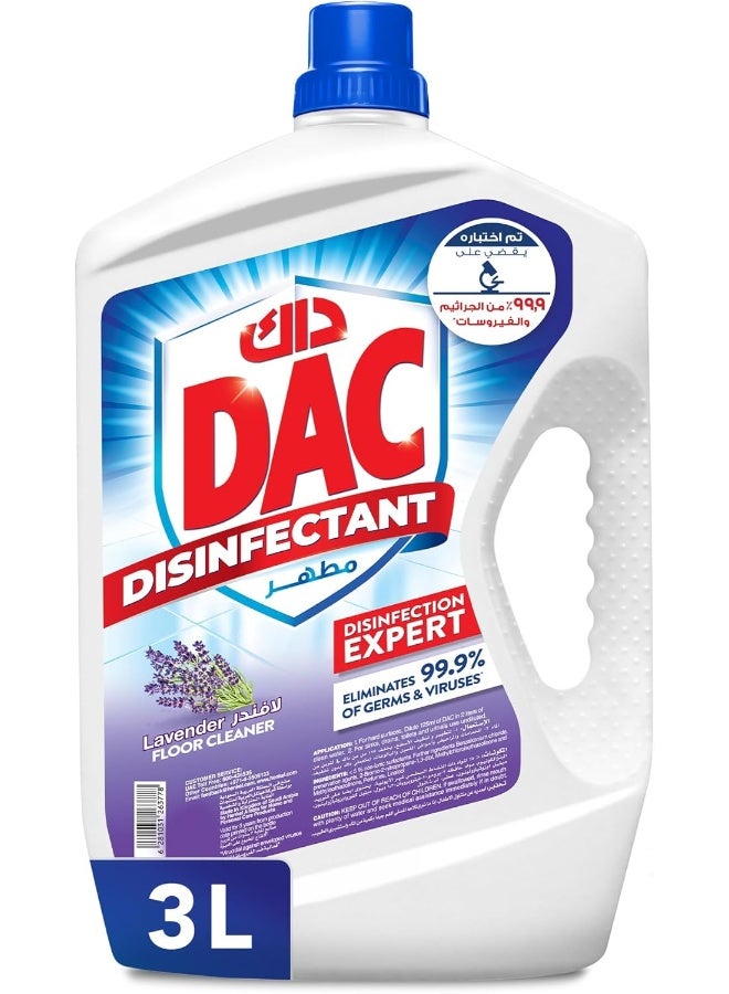 Dac DAC Disinfectant Lavender, 3 Litre  - Image 1
