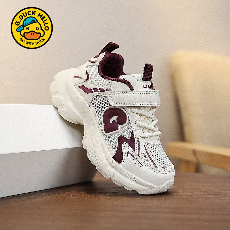 Little Yellow Duck Brand Children'S Shoes Boys' Shoes 2025 Spring Style Children'S Running Shoes Girls' Sports Shoes Mesh Girls' Shoes - Image 5
