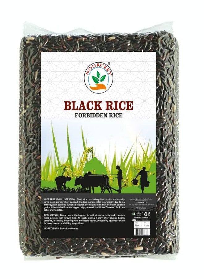 Nourcery Black Rice, 1Kg (Forbidden Rice) - Image 1