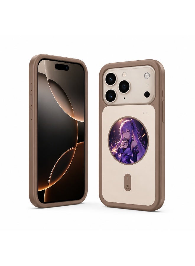 Smart Screen Phone Case For iPhone 17 Pro Max, Interactive LED Display Protective Cover With App Control & Custom Wallpapers, Bluetooth 5.0 Tech Accessory For Daily Use, Office, Travel, Gaming And Gift For Men Women - Image 1