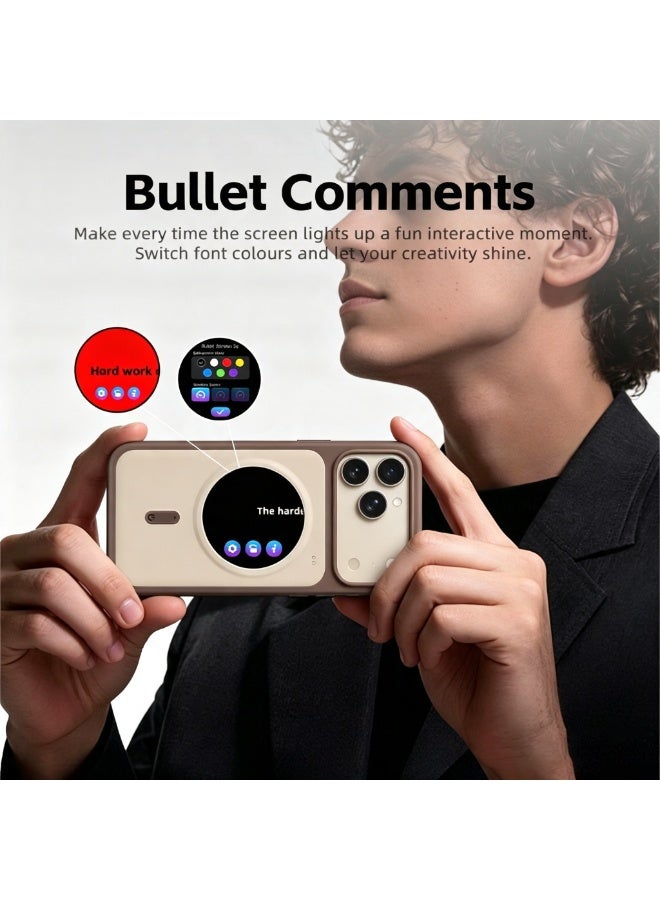 Smart Screen Phone Case For iPhone 17 Pro Max, Interactive LED Display Protective Cover With App Control & Custom Wallpapers, Bluetooth 5.0 Tech Accessory For Daily Use, Office, Travel, Gaming And Gift For Men Women - Image 5