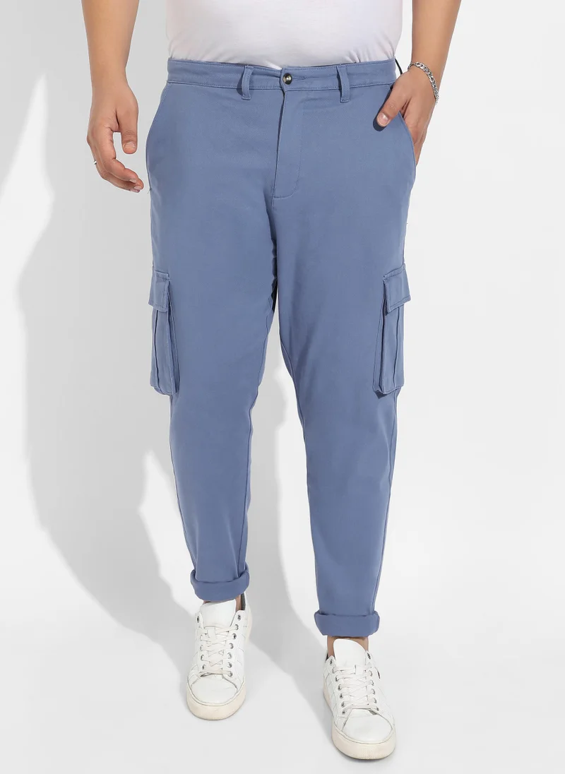 انستافاب بلس بنطلون رجالي أزرق كارغو إنستافاب بلس