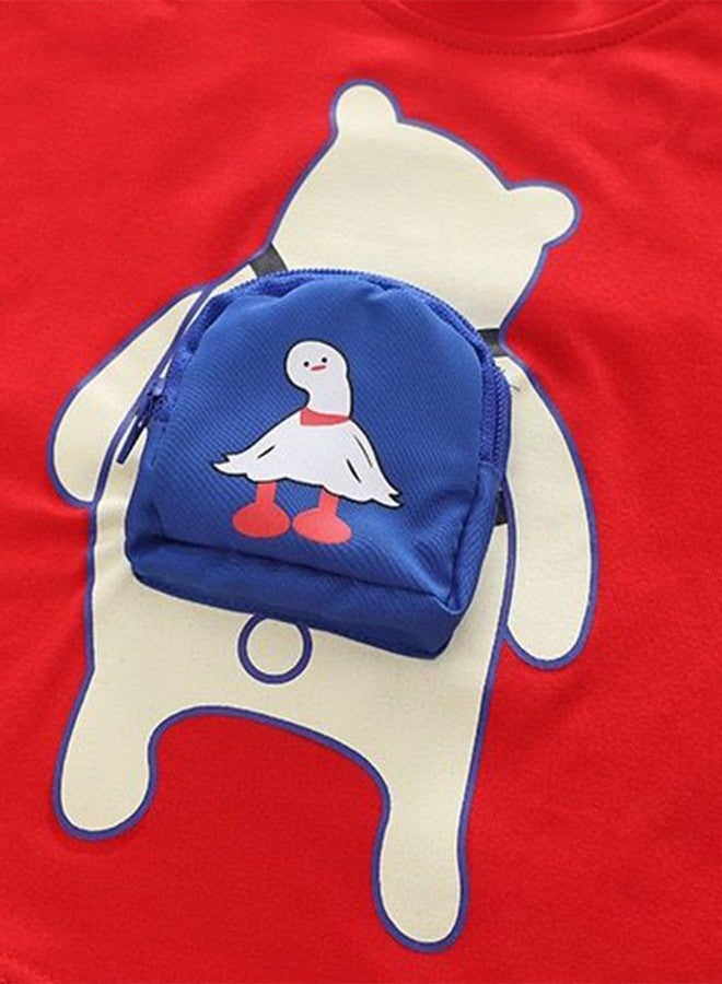 Googo Gaaga T-shirt and Short Set for Baby Boys & Baby Girls, Pure Cotton BagBear Half Sleeves Clothing Set for Kids(18-24 M) - Image 3