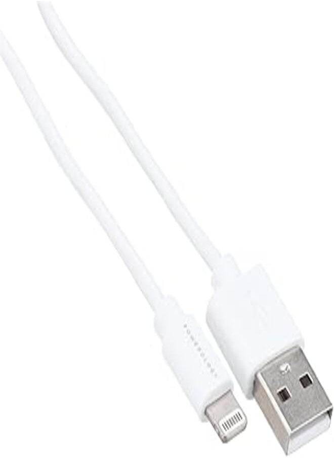 Powerology - Powerology pvc lightning cable 1.2m - white - Image 1