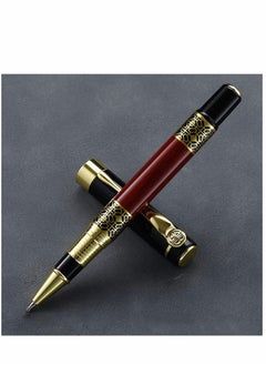 Y&D Expert Ballpoint Pen Black with Chrome Trim Luxury, Line 0.5mm Tip Come 2 Pieces Ink Refill, Nice BallPens Classy Gift Box for Student, Executive, Office (Classic Black)  - Image 4