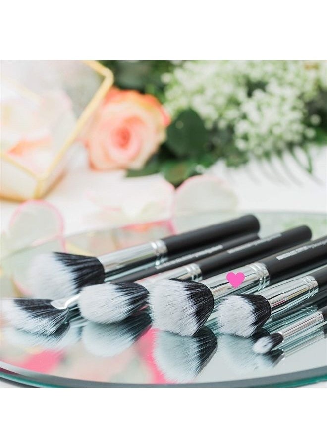 Beauty Junkees - Large Stippling Foundation Makeup Brush – Beauty Junkees Flat Top Duo Fiber Synthetic Stipple Make Up Brushes, Sheer Flawless Blending Liquid, Cream, Powder Cosmetics, Vegan, Cruelty Free - Image 1