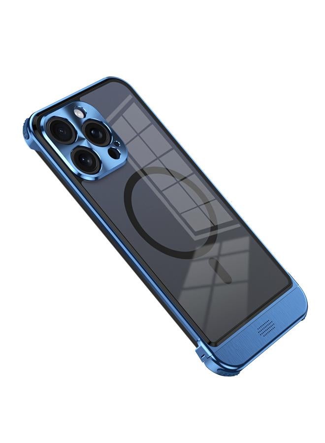 S-TOP Case For iPhone 13 Pro Max Metal Scissor Design Aroma MagSafe Phone Case - Image 1