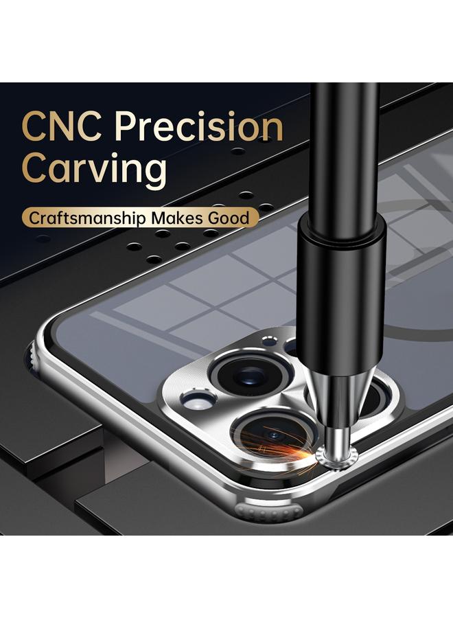 S-TOP Case For iPhone 13 Pro Max Metal Scissor Design Aroma MagSafe Phone Case - Image 5