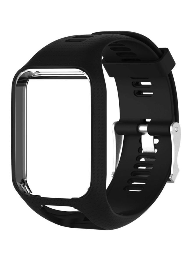 NIBEMINENT Replacement Strap For TomTom Runner 2/3 Series Black - Image 1