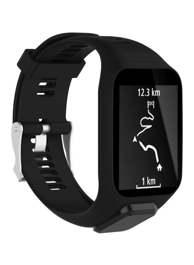 NIBEMINENT Replacement Strap For TomTom Runner 2/3 Series Black - Image 2