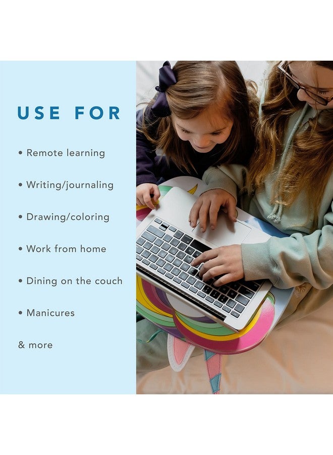 LapGear Lap Pets Lap Desk For Lil’ Kids Unicorn Fits Up To 11.6 Inch Laptops Style No. 46747 - Image 3
