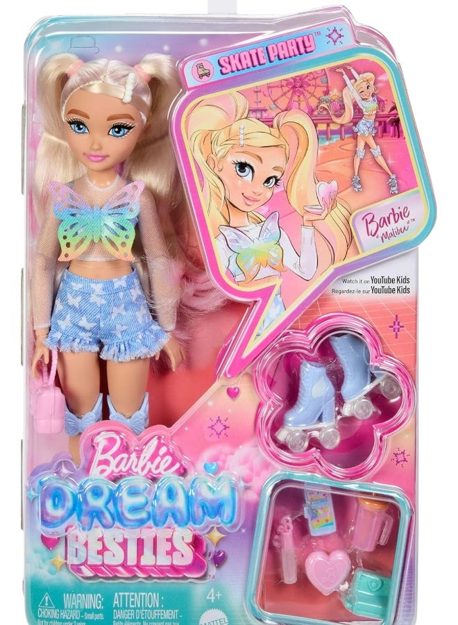 Barbie Dream Besties Barbie Malibu Roller Skating Party Doll - Image 1