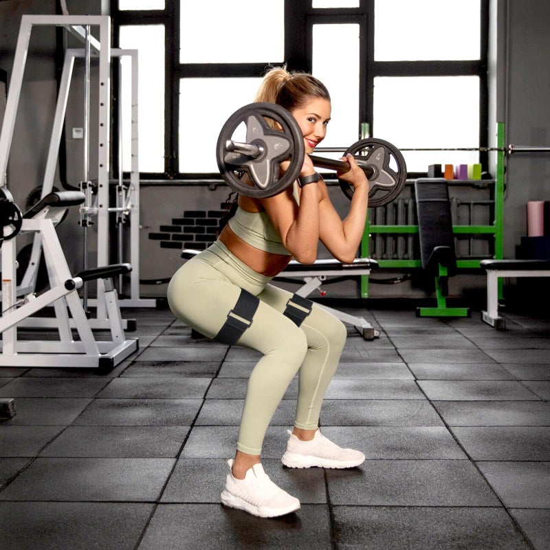 Hpmjz BFR Occlusion Bands for Women Glutes Blood Flow Restriction Bands Best Fabric Resistance Band Adjustable Bundle Booty Band for Exercising Legs Butt Hip Building Workouts Squat Butt Thigh Fitness - Image 4