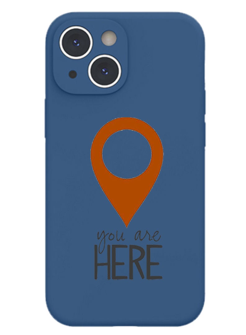 Theodor Protective Slim Fit Case Liquid Silicone Cover with Full Body Protection Anti-Scratch Shockproof Case For iPhone 13 Blue  - You can copy - Image 1