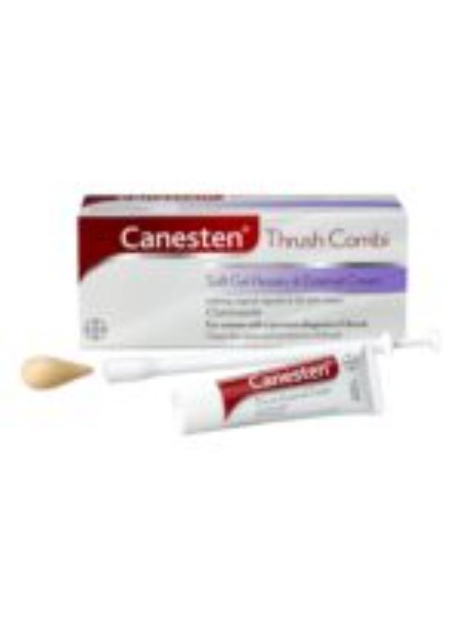 Canesten Thrush Combi Soft Gel Pessary & External Cream | Clotrimazole | Thrush Treatment | Complete Two-Step Thrush Treatment - Image 3