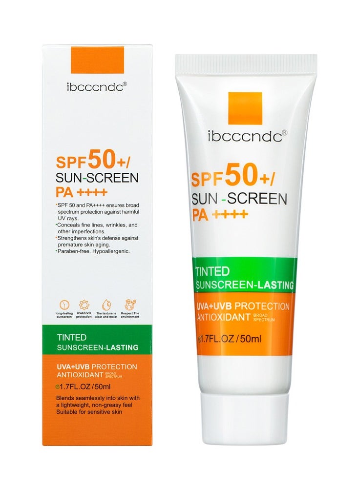 ibcccndc Sun Protection Cream Sun Light UV Light Protective Cream Moisturizing Oil Controlling And Refreshing Cream Prevent Sunburn And Darkening Skin - 50 ml  - Image 1