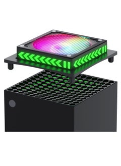 Y&D Case Fan Cooling Fit for Xbox Series X with Dust Filter Bracket RGB Lights Effect Low Noise Independent Touch Switch Reduce Main Engine Temperature  - Image 1