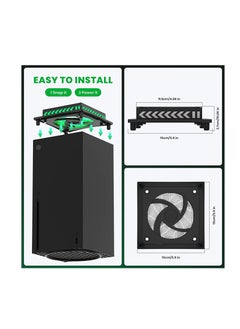 Y&D Case Fan Cooling Fit for Xbox Series X with Dust Filter Bracket RGB Lights Effect Low Noise Independent Touch Switch Reduce Main Engine Temperature  - Image 2