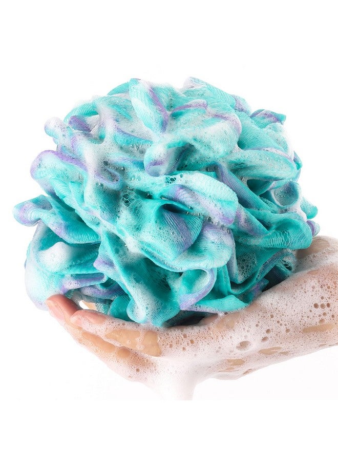 BTYMS Loofah Sponge 60 Gram Shower Pouf Bath Scrunchies Shower Puff Exfoliating Body Wash Scrubber Bath Puffs For Washingset Of 4 - Image 3