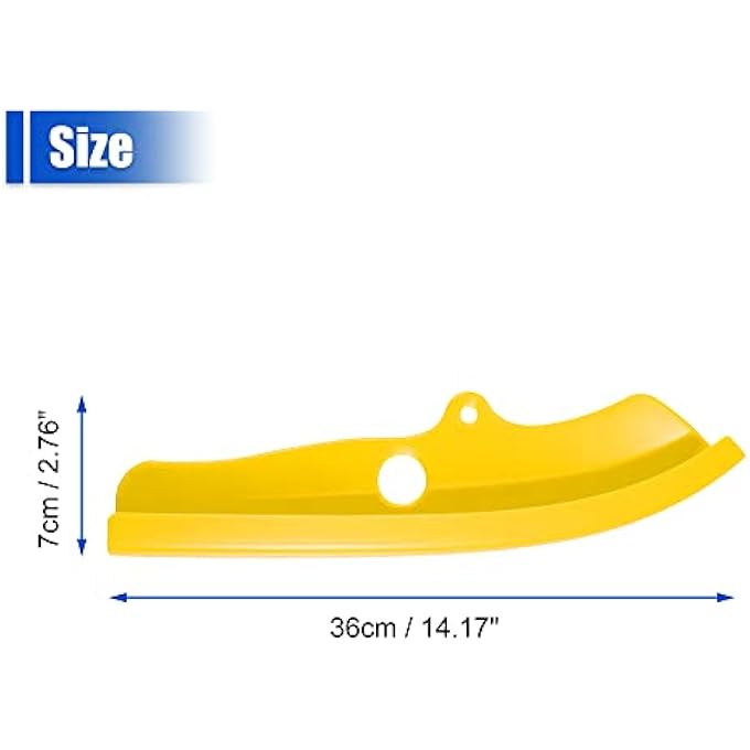ريحني زوج واحد من واقي شفة الصدام الأمامي باللون الأصفر لحزمة دودج تشالنجر سكات باك - Image 4