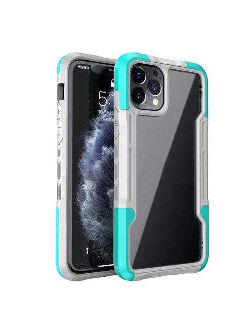 Case Cover For iPhone 13 Armor Acrylic 3 in 1 Phone Case Sky Blue