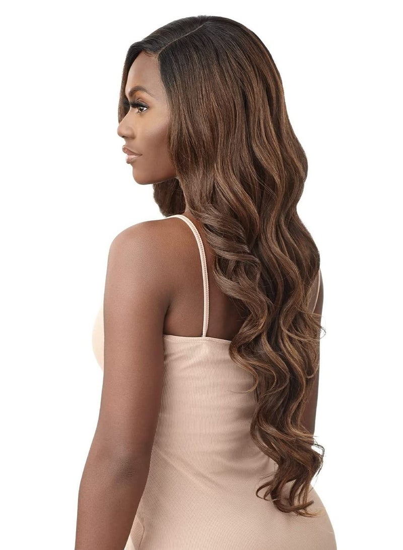 إستيل الدانتيل الجبهة شعر الطفل الطبيعي HD شفاف 28 بوصة اللون رقم 2 - Image 2