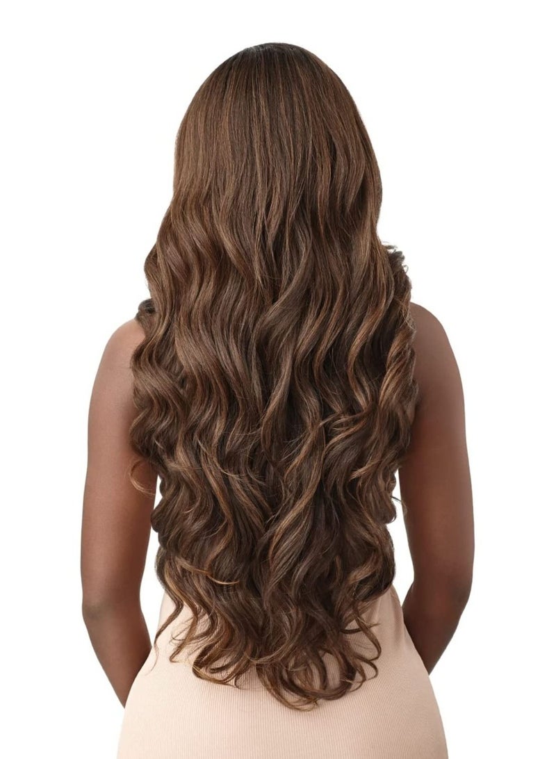 إستيل الدانتيل الجبهة شعر الطفل الطبيعي HD شفاف 28 بوصة اللون رقم 2 - Image 5