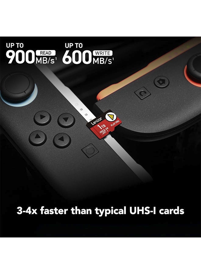 Lexar 1TB Play PRO  Memory Card, UHS-II, Full HD4K, Up to 900/600 MB/s , Compatible w/Nintendo, ASUS ROG Ally, Steam Deck, Gaming - Image 3