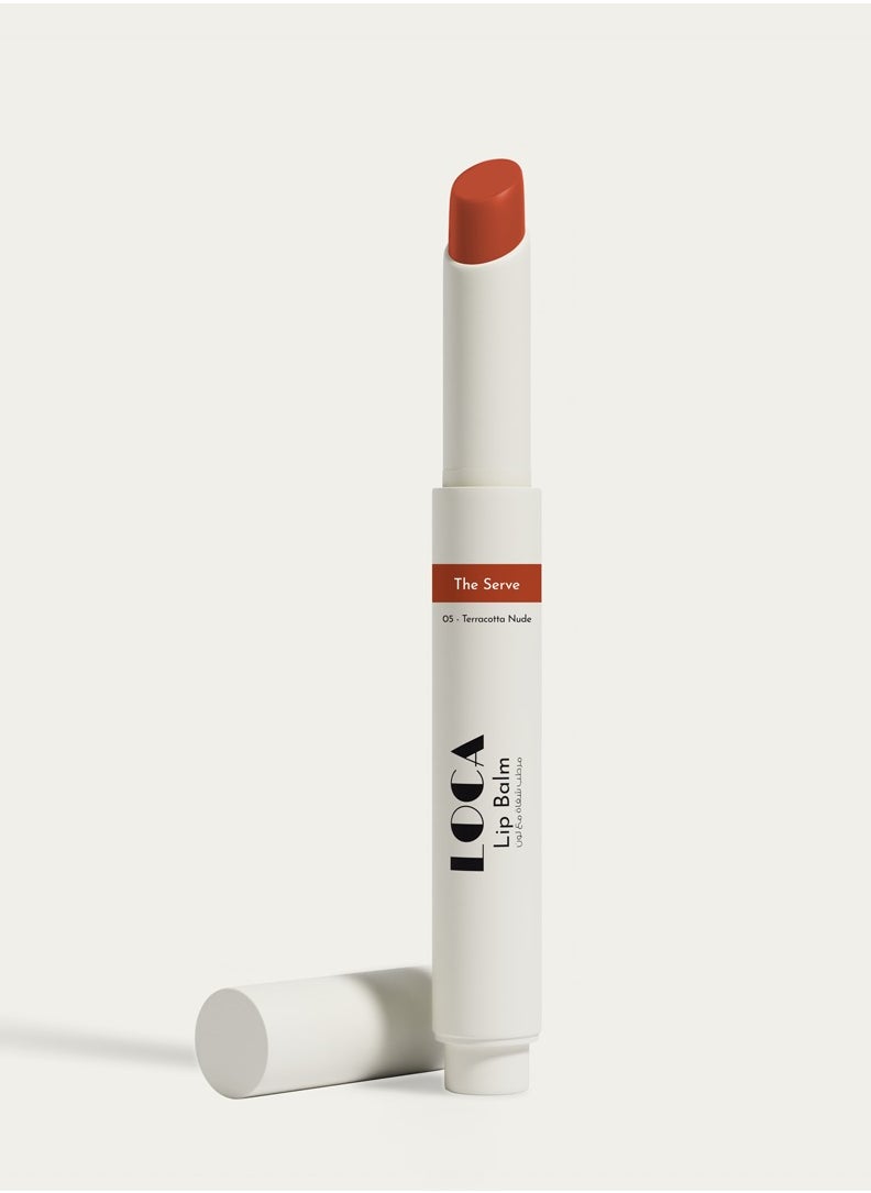 loca loca lip balm 05 the serve terracotta nude  - Image 1