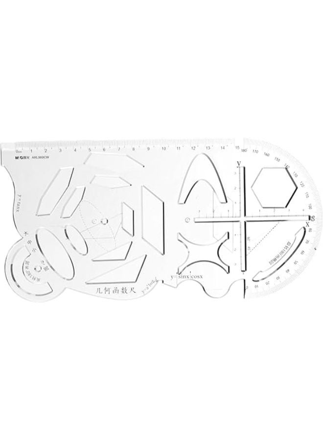 ام اند جي مسطرة بلاستيكية، 15 سم، تصاميم إبداعية لقياسات دقيقة، مثالية للمدرسة والمكتب - Image 3