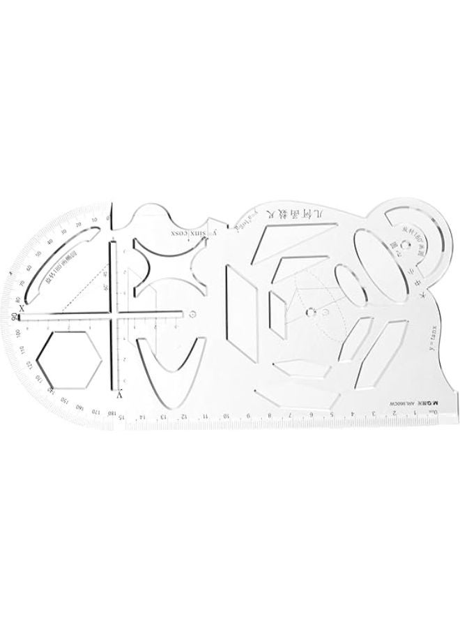 ام اند جي مسطرة بلاستيكية، 15 سم، تصاميم إبداعية لقياسات دقيقة، مثالية للمدرسة والمكتب - Image 2
